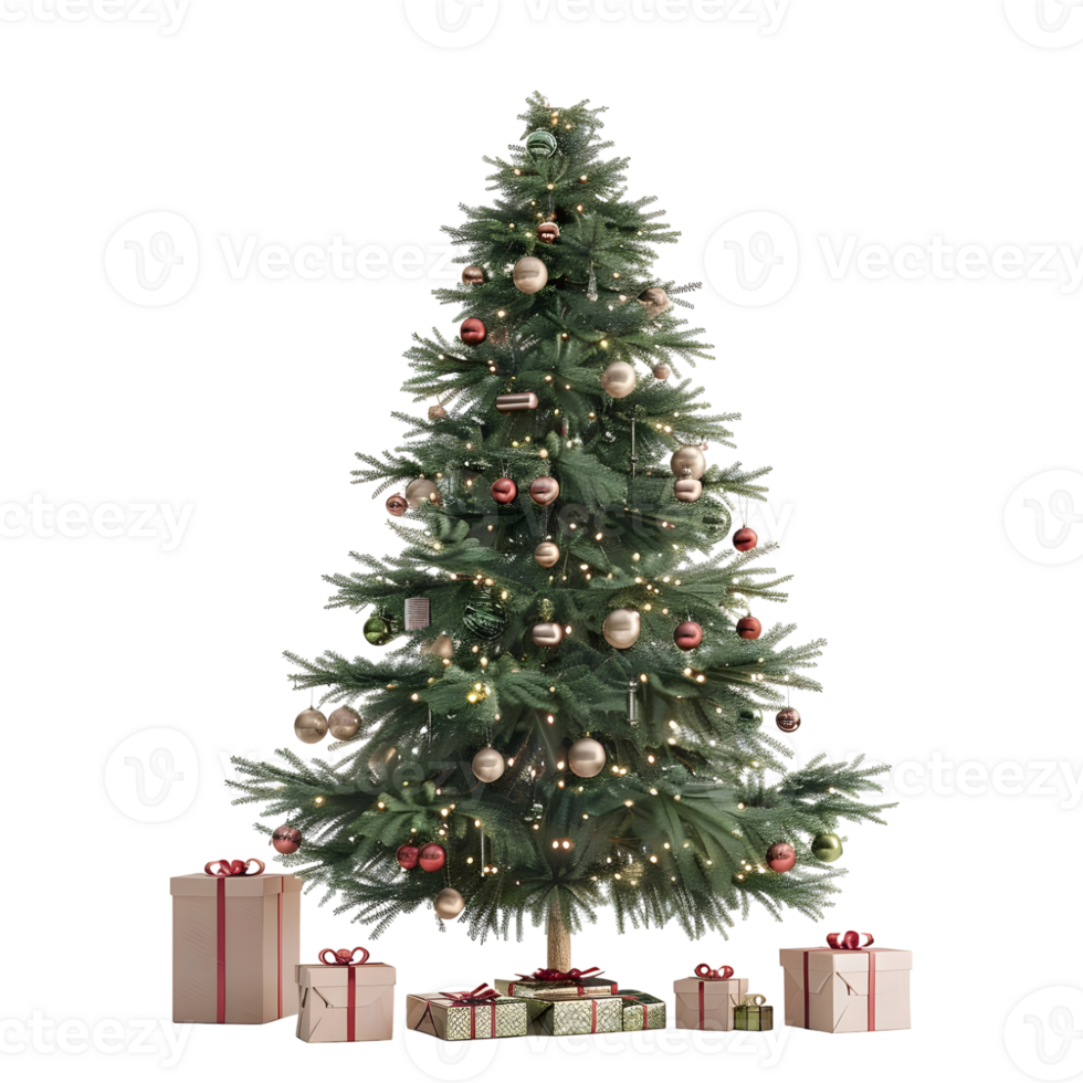 Christmas Tree on Transparent Background png