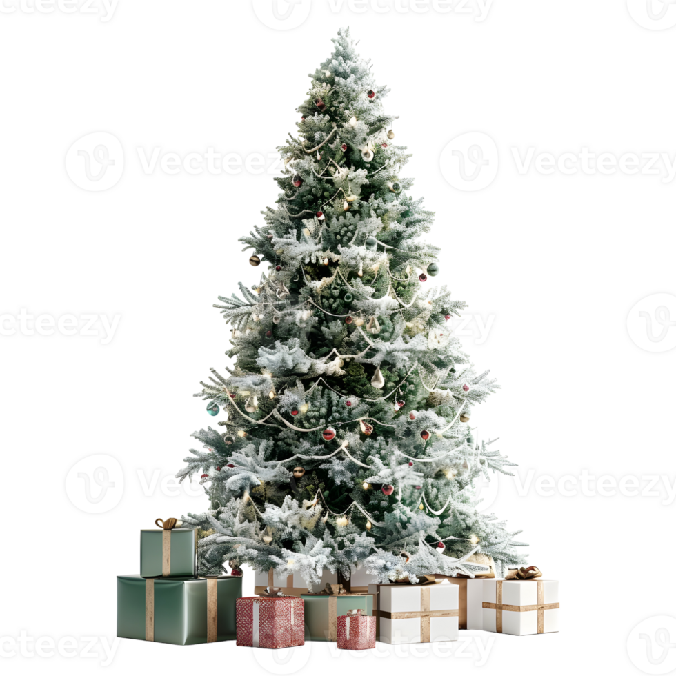 Christmas Tree on Transparent Background png