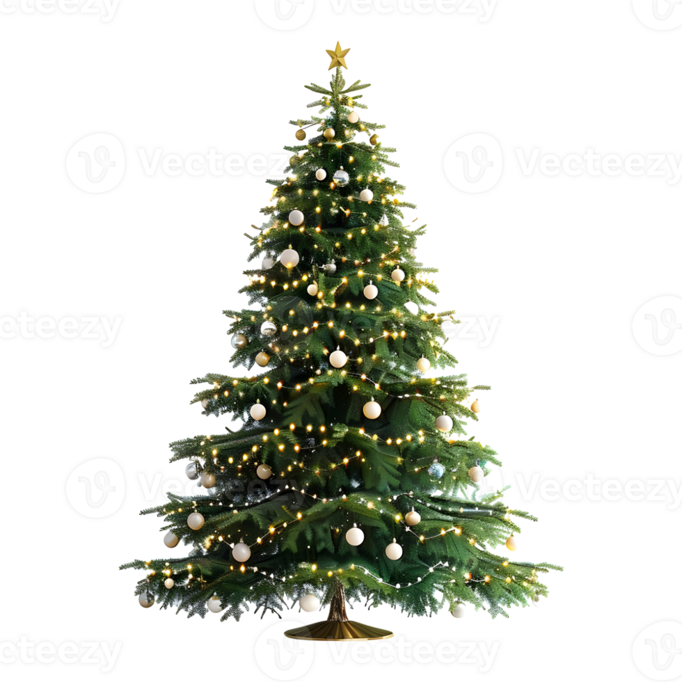 Christmas Tree on Transparent Background png