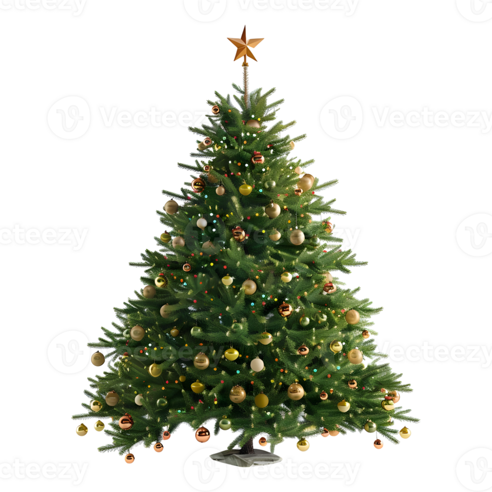 Christmas Tree on Transparent Background png