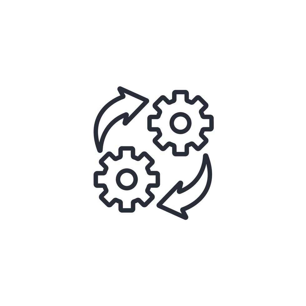 optimization icon. .Editable stroke.linear style sign for use web ...