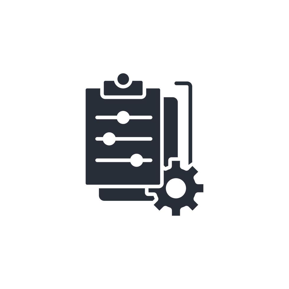 Adjustment icon. .Editable stroke.linear style sign for use web design,logo.Symbol illustration. vector
