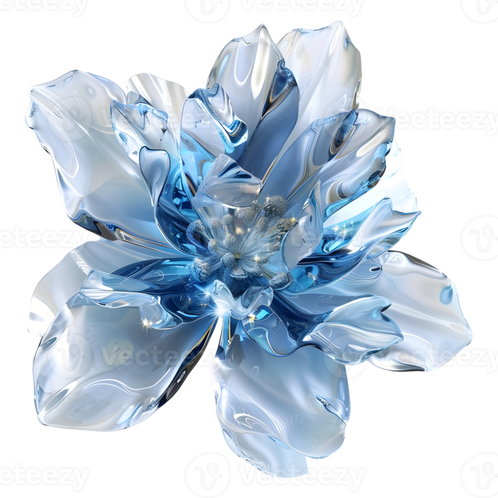 Marble Stone Flower on Transparent Background png