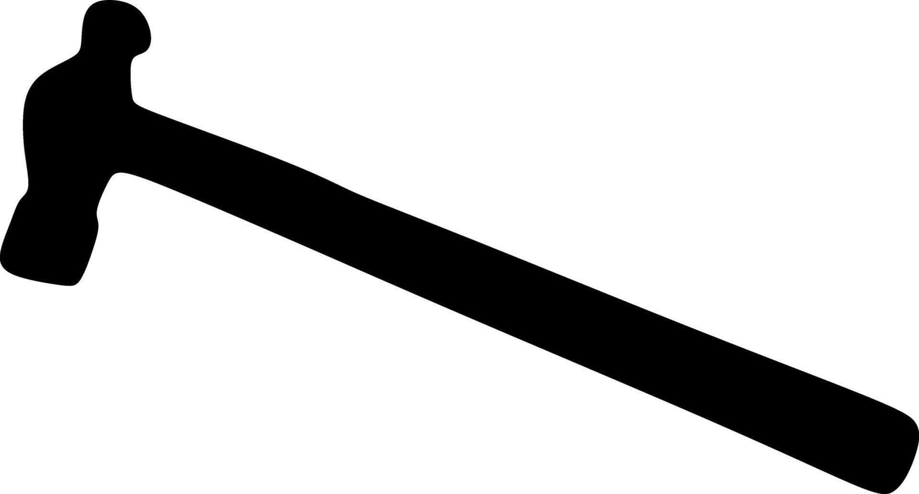 silhouette v illustration of carpentry agricultural plantation tools vector