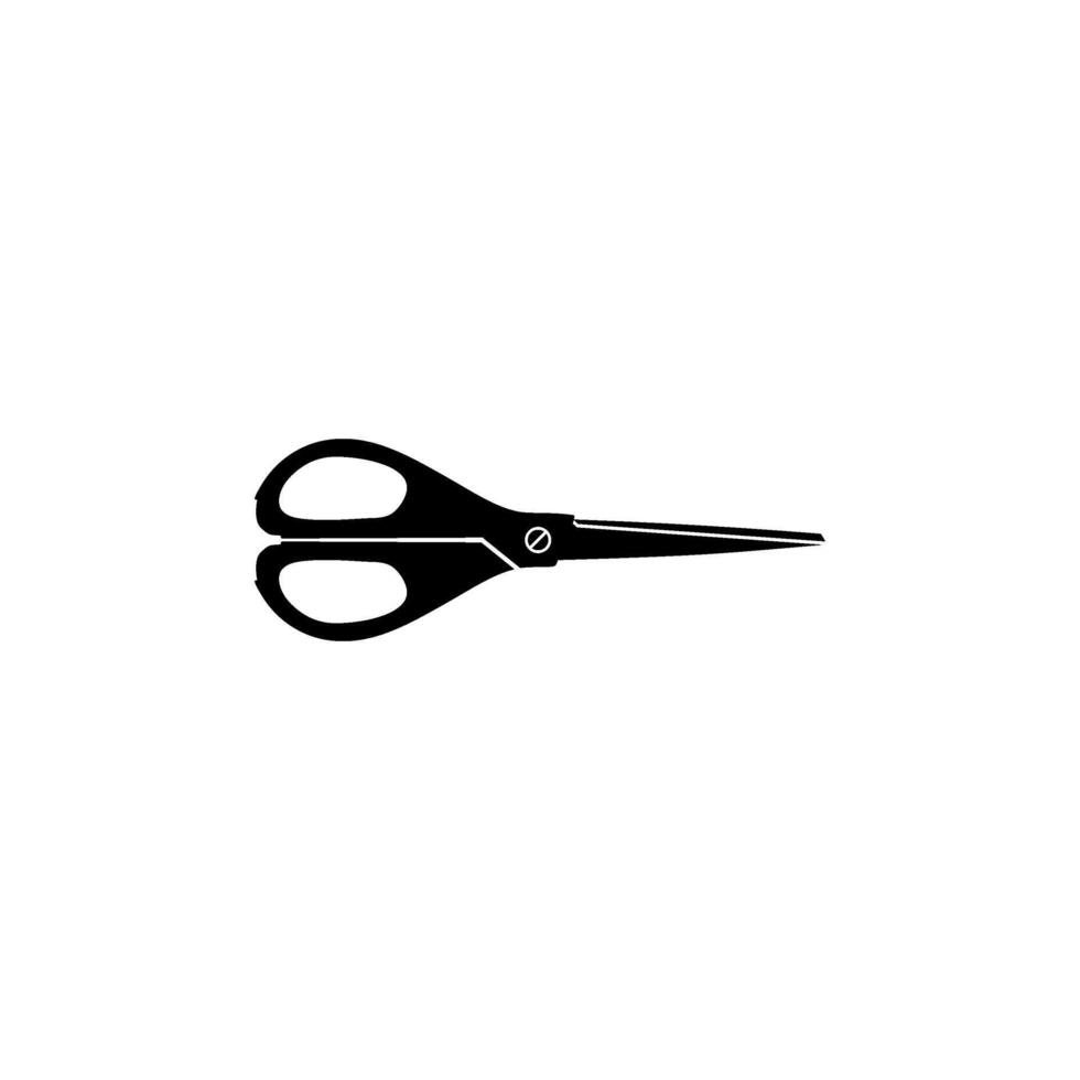 Scissors Silhouette, Flat Style, can use for Pictogram, Art Illustration, Website, Apps, Logo Type or Graphic Design Element vector