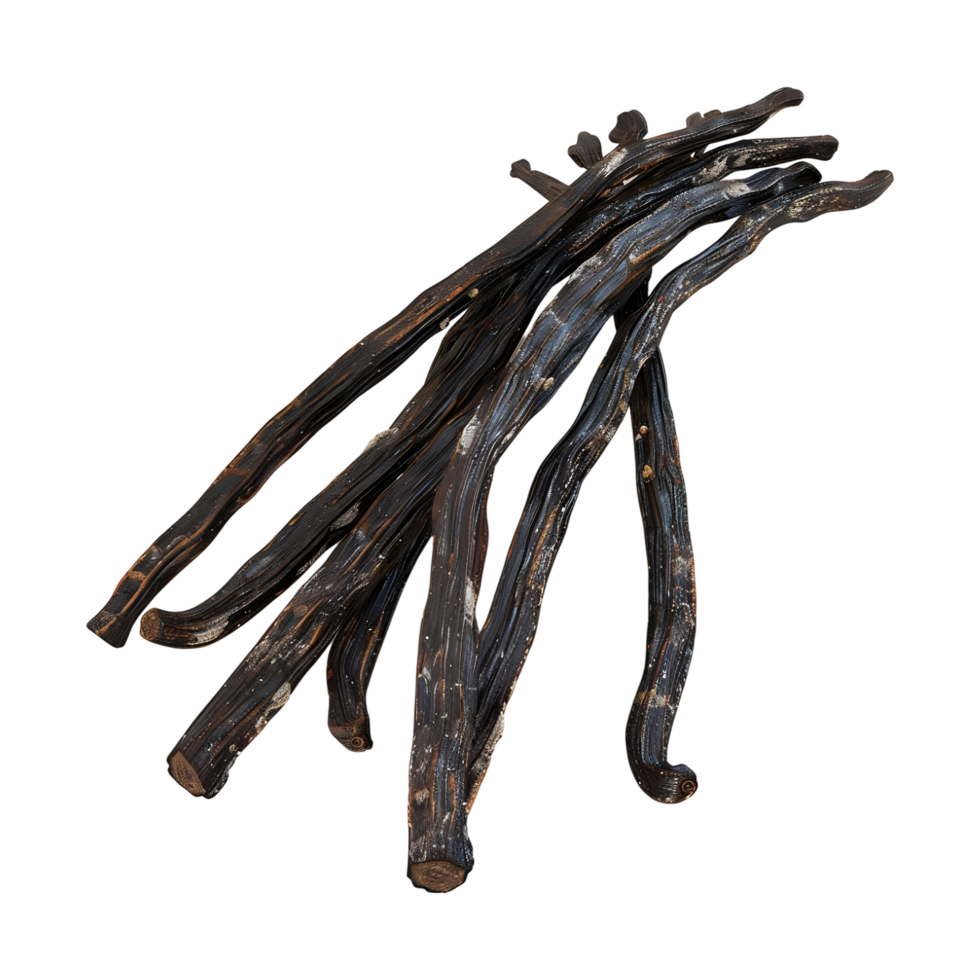 Pods of Vanilla on Transparent Background png