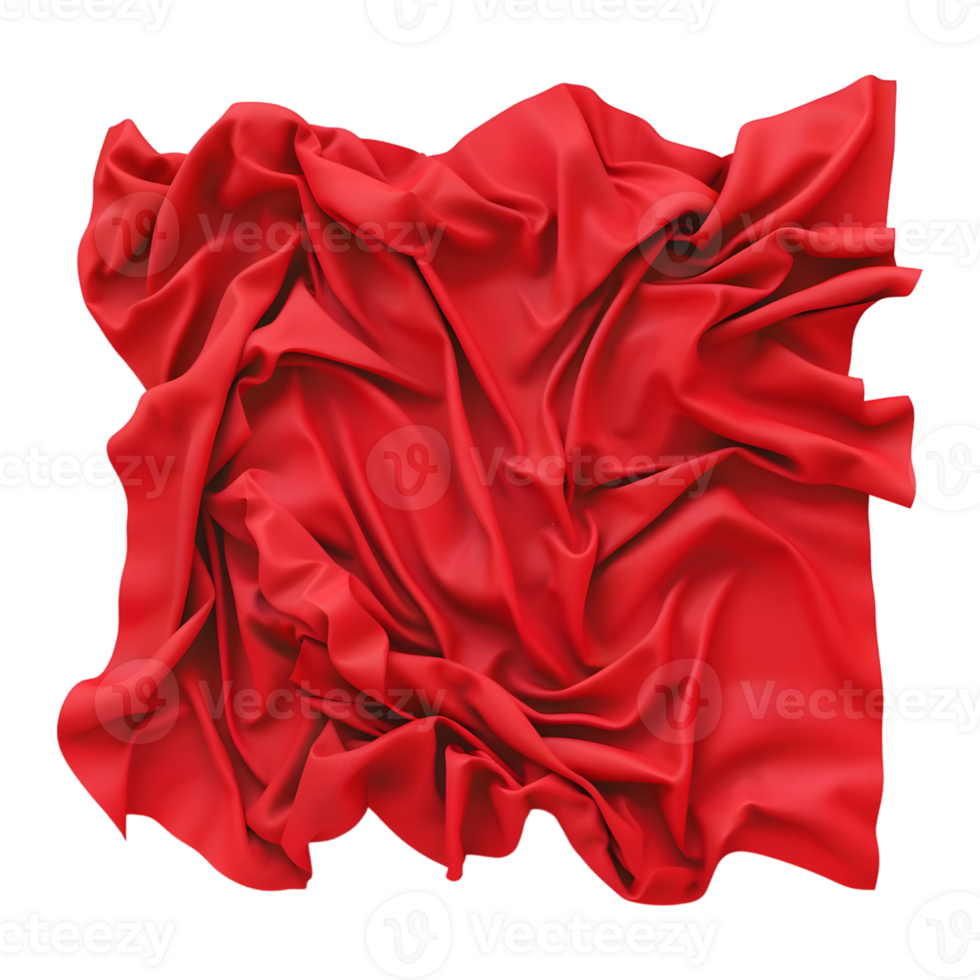 Red Cloth on Transparent Background png