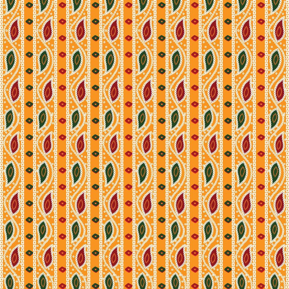 Embroidered cross national big set of traditional patterns. Illustration of ethnic seamless ornamental geometric pattern. vector