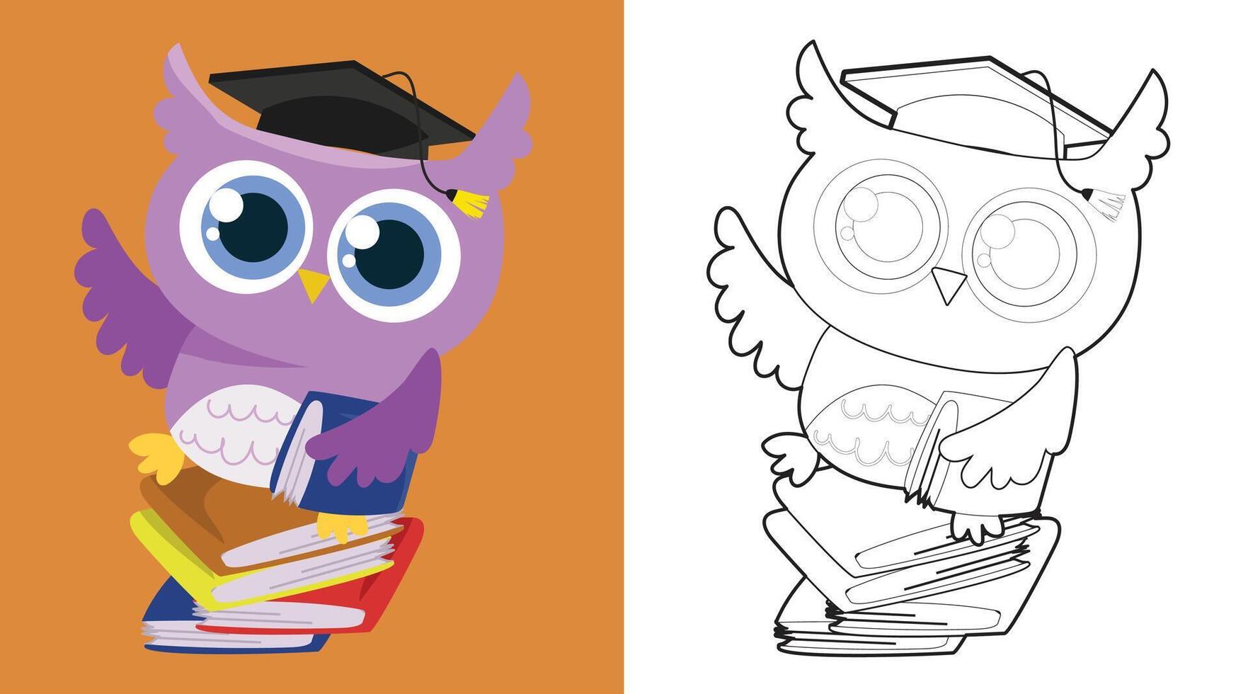 Coloring page worksheet for children. Coloring activity for kids vector