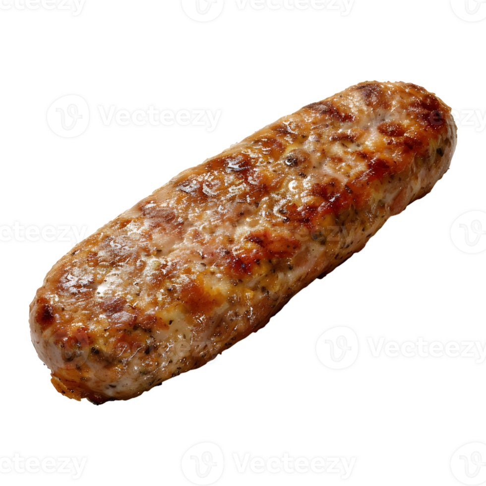 Grilled Burger Meat on Transparent Background png