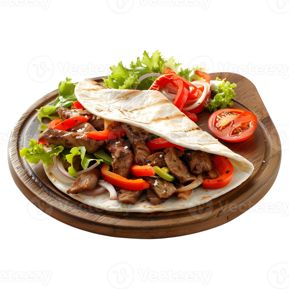 Mexican Fajita on Transparent Background png