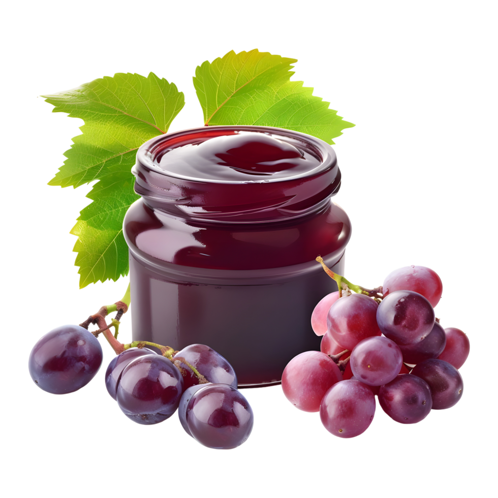 Jamun Fruit Jam on Transparent Background png