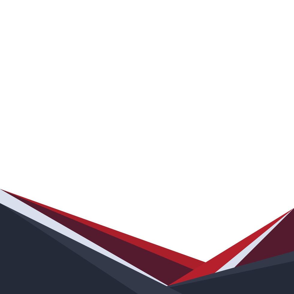 Modern Geometric Footer vector