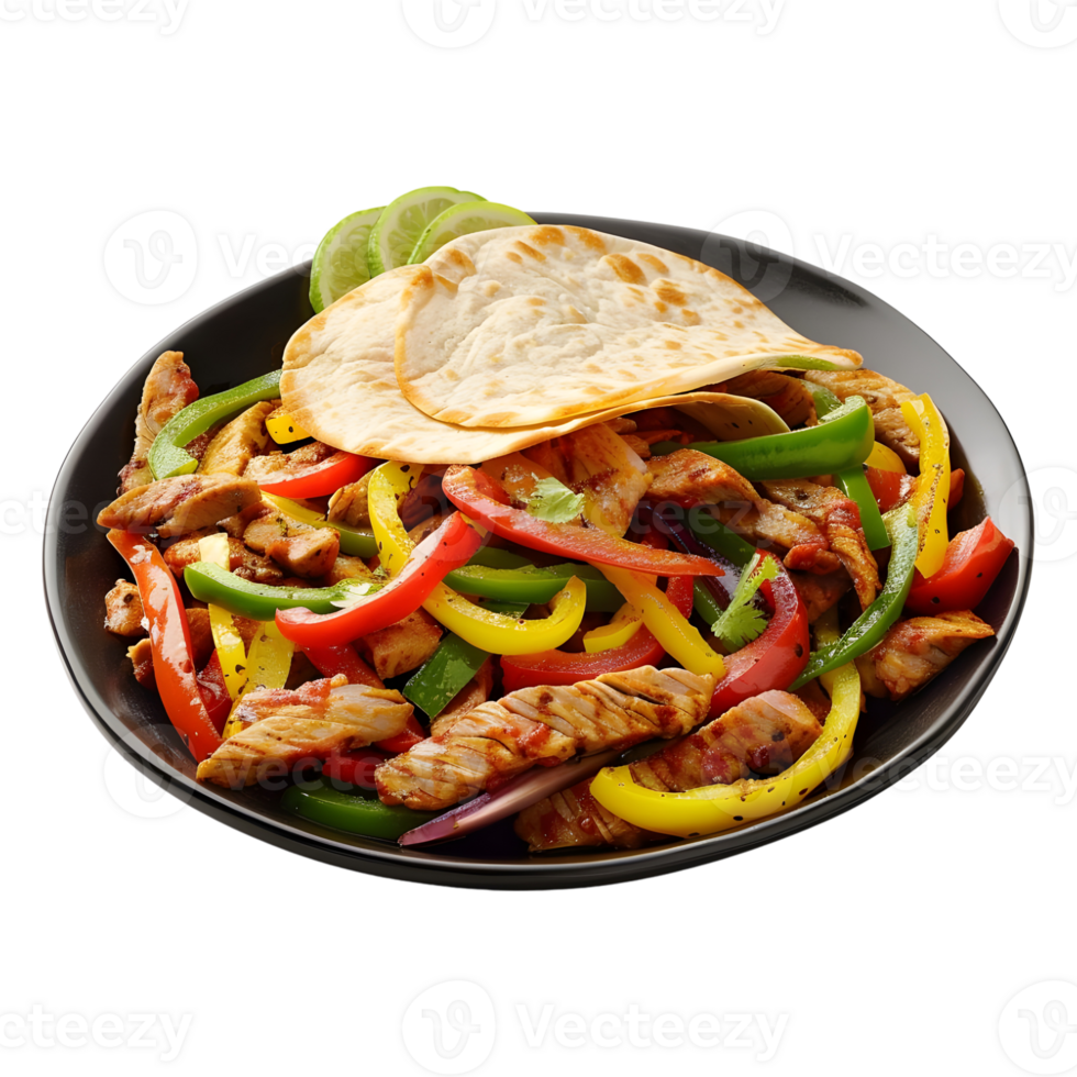 Mexican Fajita on Transparent Background png