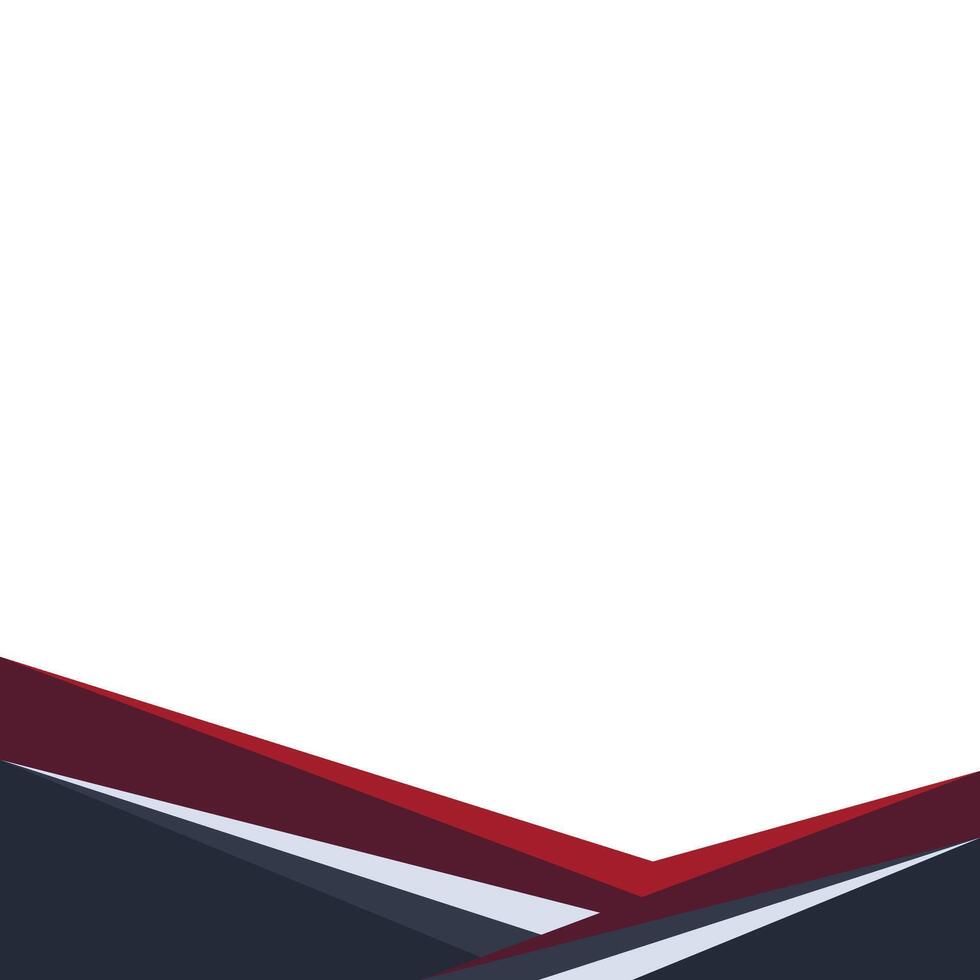 Modern Geometric Footer vector