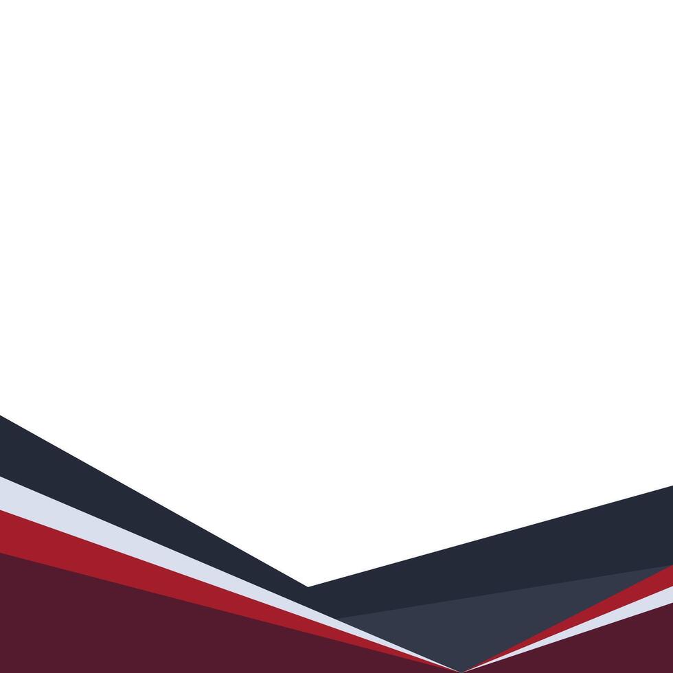 Modern Geometric Footer vector
