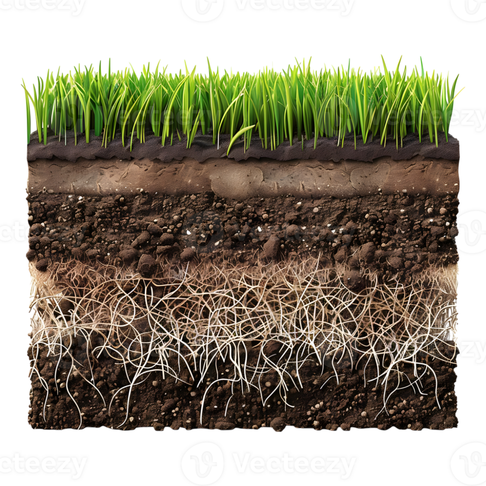 Wheatgrass supplement with Soil on Transparent Background png