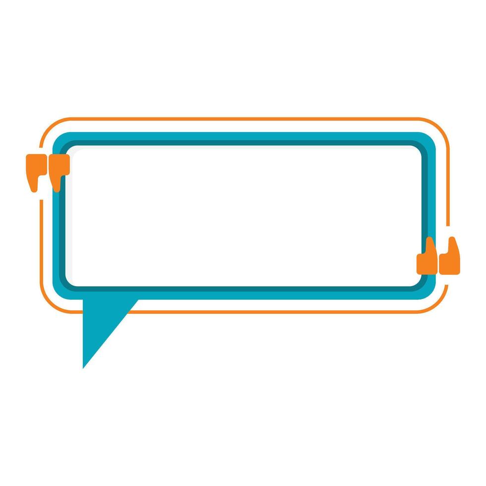 Quote Box Frame vector