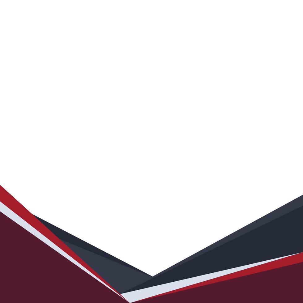 Modern Geometric Footer vector