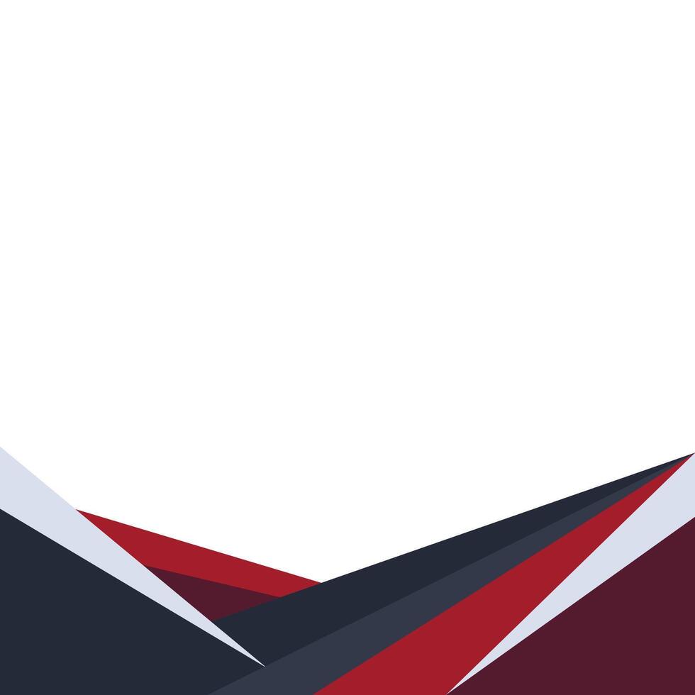 Modern Geometric Footer vector