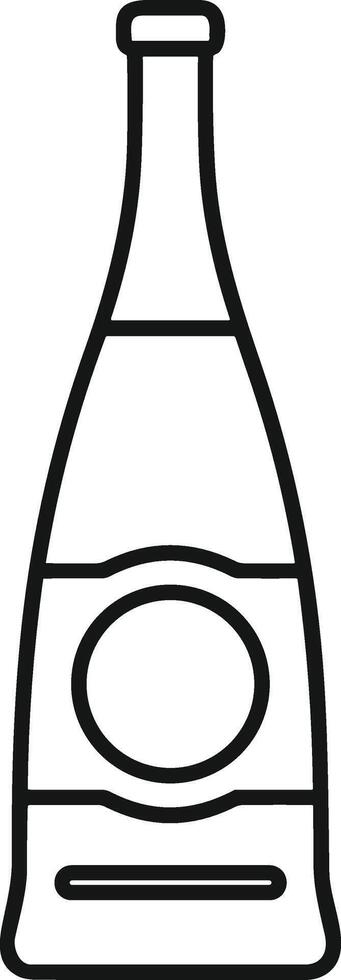 Bottle drink icon symbol image. Illustration of the drink water bottle glass design image vector