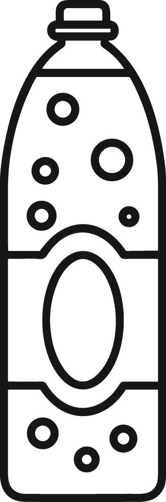 Bottle drink icon symbol image. Illustration of the drink water bottle glass design image vector