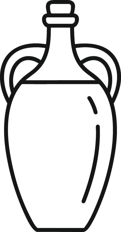 Bottle drink icon symbol image. Illustration of the drink water bottle glass design image vector
