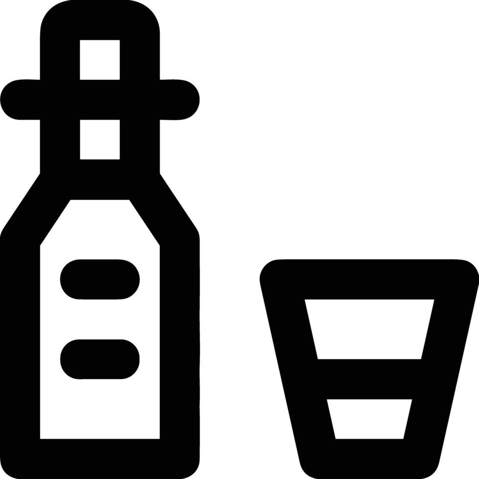 Bottle drink icon symbol image. Illustration of the drink water bottle glass design image vector