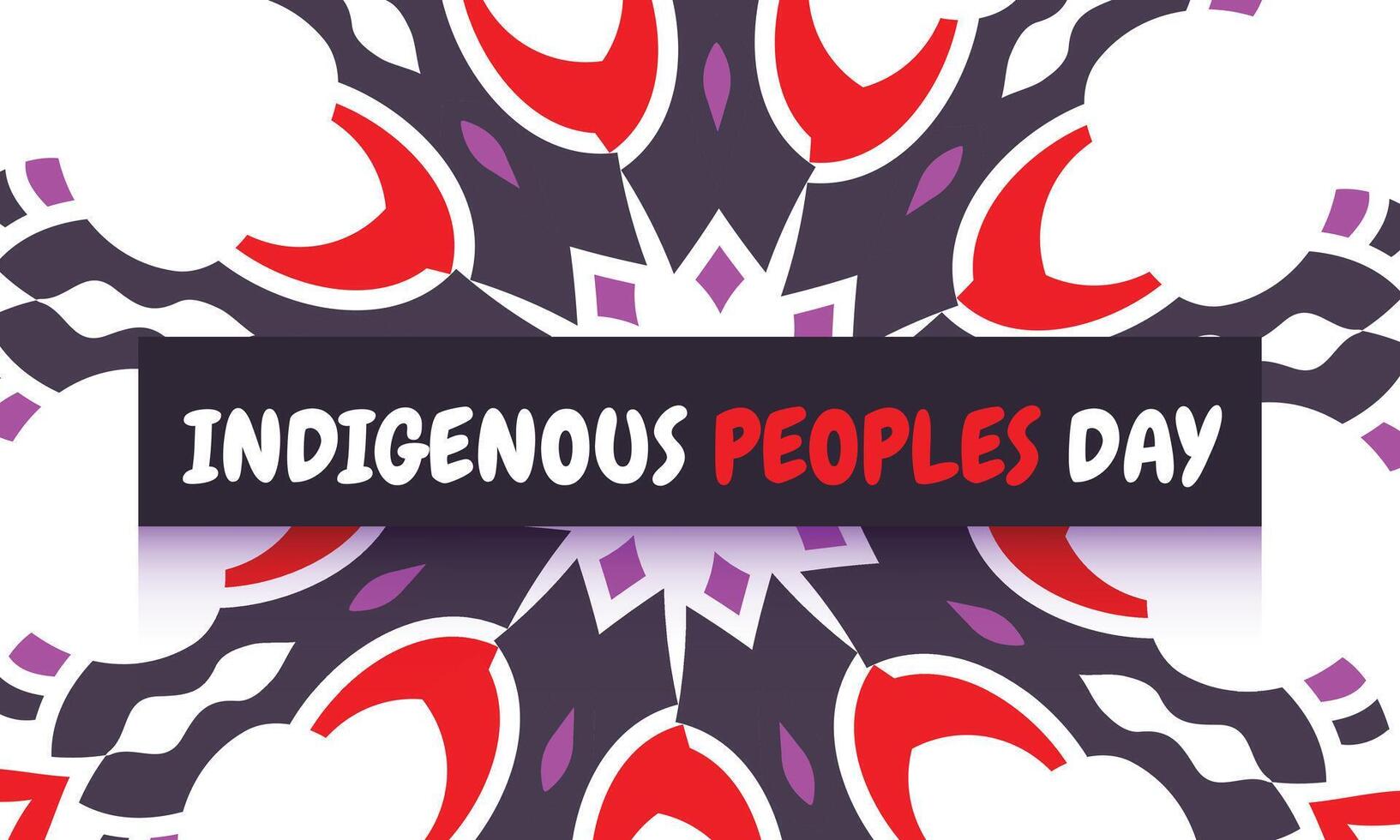 Indigenous Peoples Day. background, banner, card, poster, template. illustration. vector