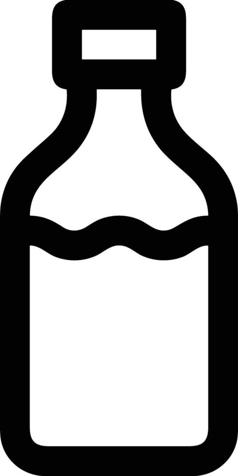Bottle drink icon symbol image. Illustration of the drink water bottle glass design image vector