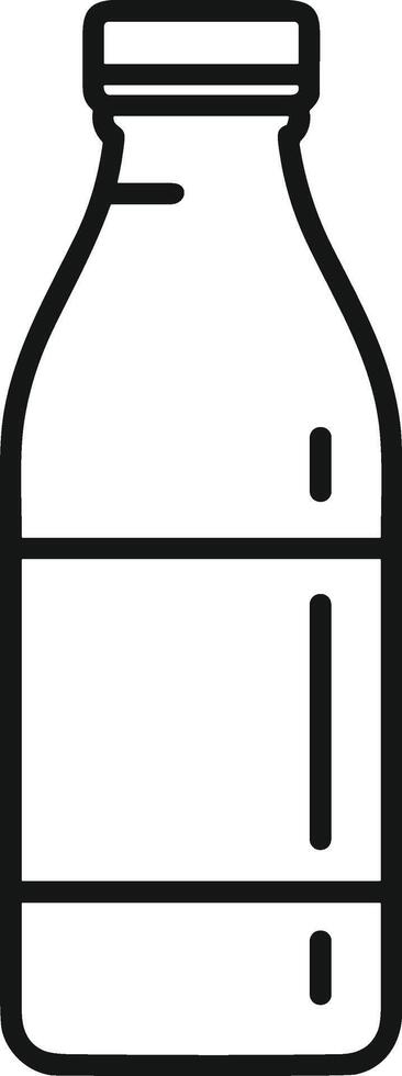 Bottle drink icon symbol image. Illustration of the drink water bottle glass design image vector