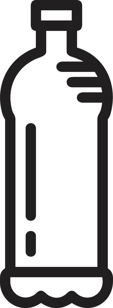 Bottle drink icon symbol image. Illustration of the drink water bottle glass design image vector