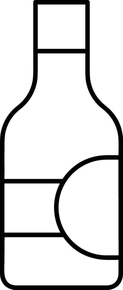 Bottle drink icon symbol image. Illustration of the drink water bottle glass design image vector