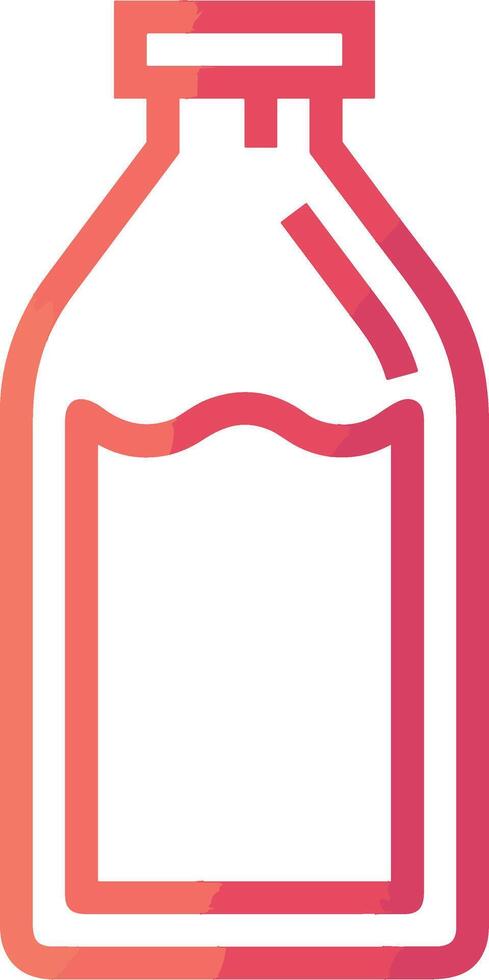 Bottle drink icon symbol image. Illustration of the drink water bottle glass design image vector