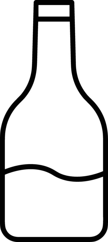 Bottle drink icon symbol image. Illustration of the drink water bottle glass design image vector