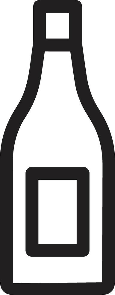 Bottle drink icon symbol image. Illustration of the drink water bottle glass design image vector