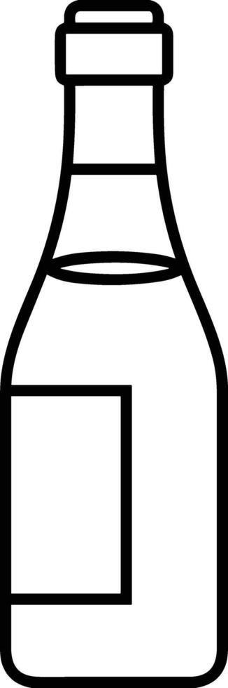 Bottle drink icon symbol image. Illustration of the drink water bottle glass design image vector