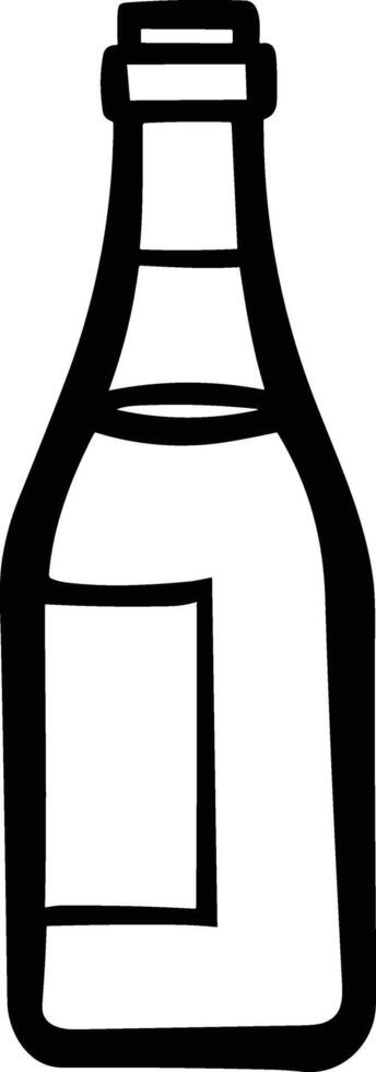 Bottle drink icon symbol image. Illustration of the drink water bottle glass design image vector