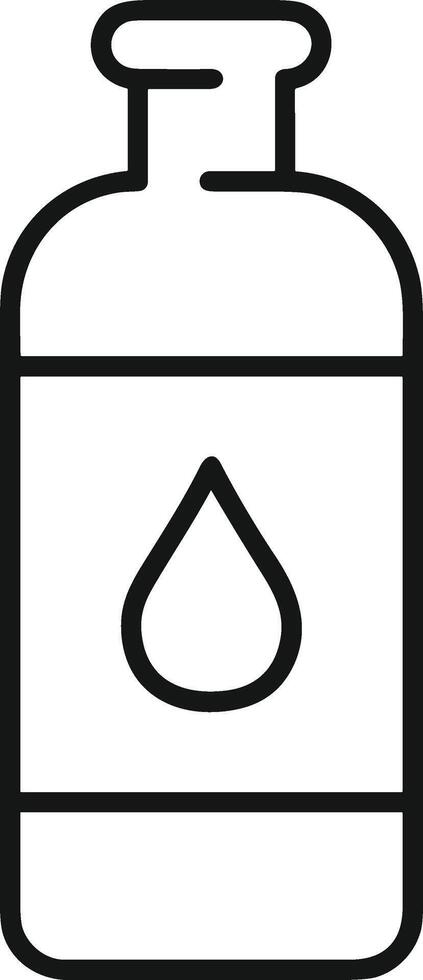 Bottle drink icon symbol image. Illustration of the drink water bottle glass design image vector