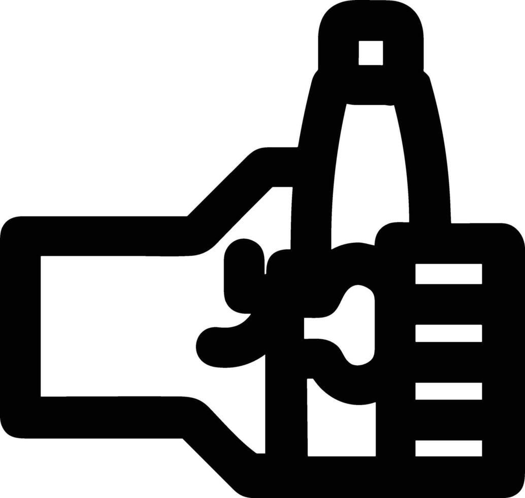 Bottle drink icon symbol image. Illustration of the drink water bottle glass design image vector