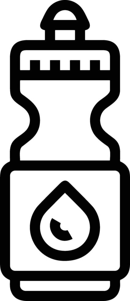 Bottle drink icon symbol image. Illustration of the drink water bottle glass design image vector