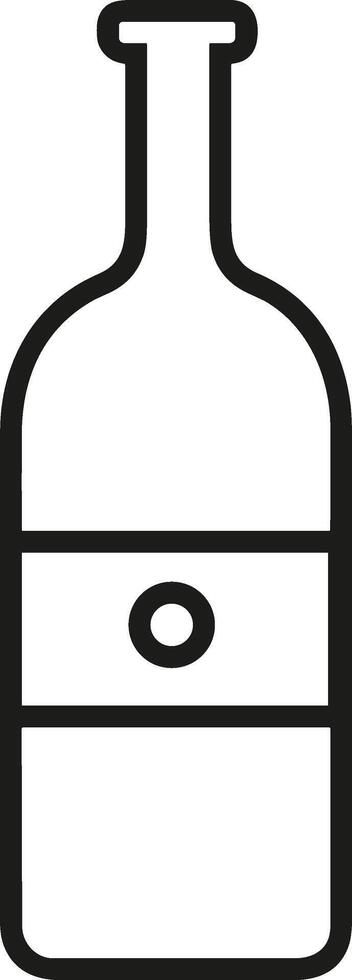 Bottle drink icon symbol image. Illustration of the drink water bottle glass design image vector