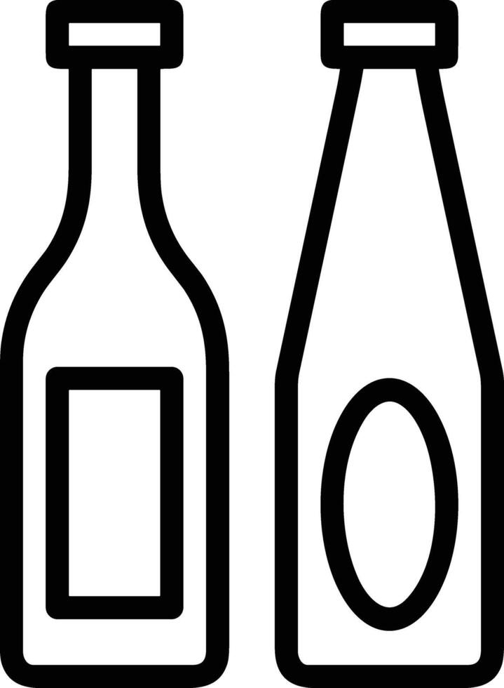 Bottle drink icon symbol image. Illustration of the drink water bottle glass design image vector