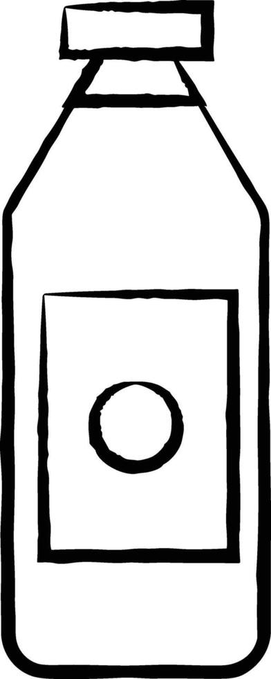 Bottle drink icon symbol image. Illustration of the drink water bottle glass design image vector
