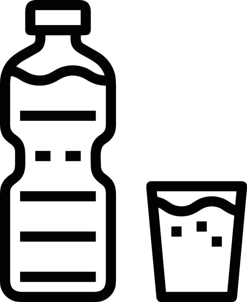 Bottle drink icon symbol image. Illustration of the drink water bottle glass design image vector