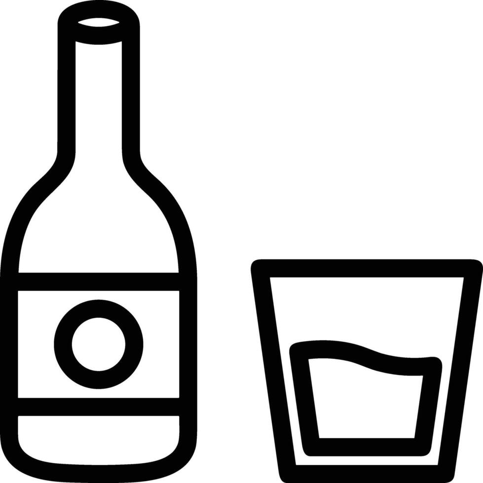 Bottle drink icon symbol image. Illustration of the drink water bottle glass design image vector