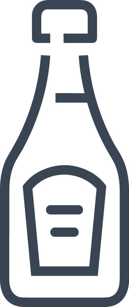 Bottle drink icon symbol image. Illustration of the drink water bottle glass design image vector