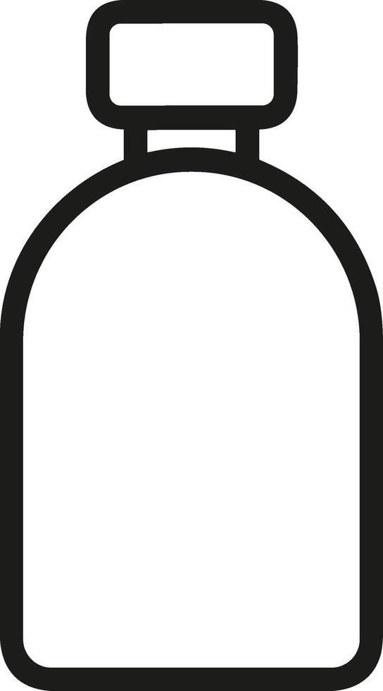 Bottle drink icon symbol image. Illustration of the drink water bottle glass design image vector