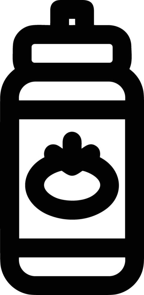 Bottle drink icon symbol image. Illustration of the drink water bottle glass design image vector
