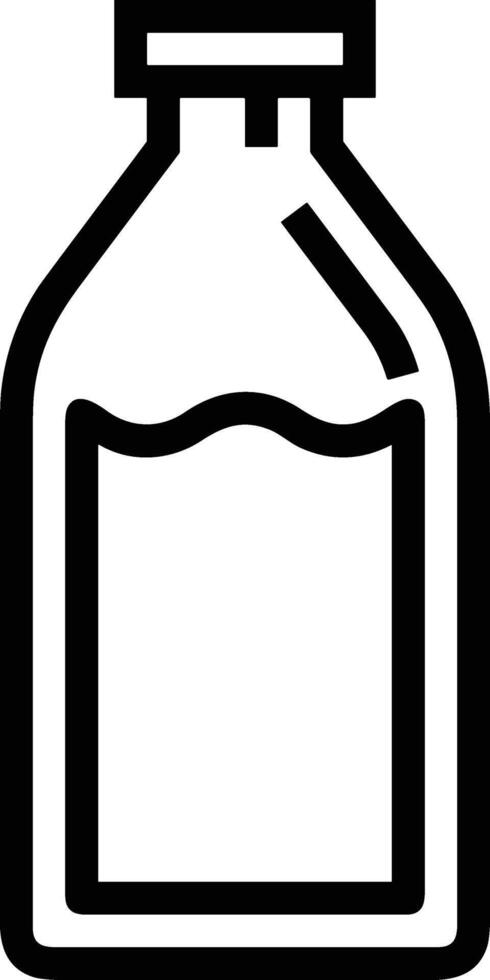 Bottle drink icon symbol image. Illustration of the drink water bottle glass design image vector